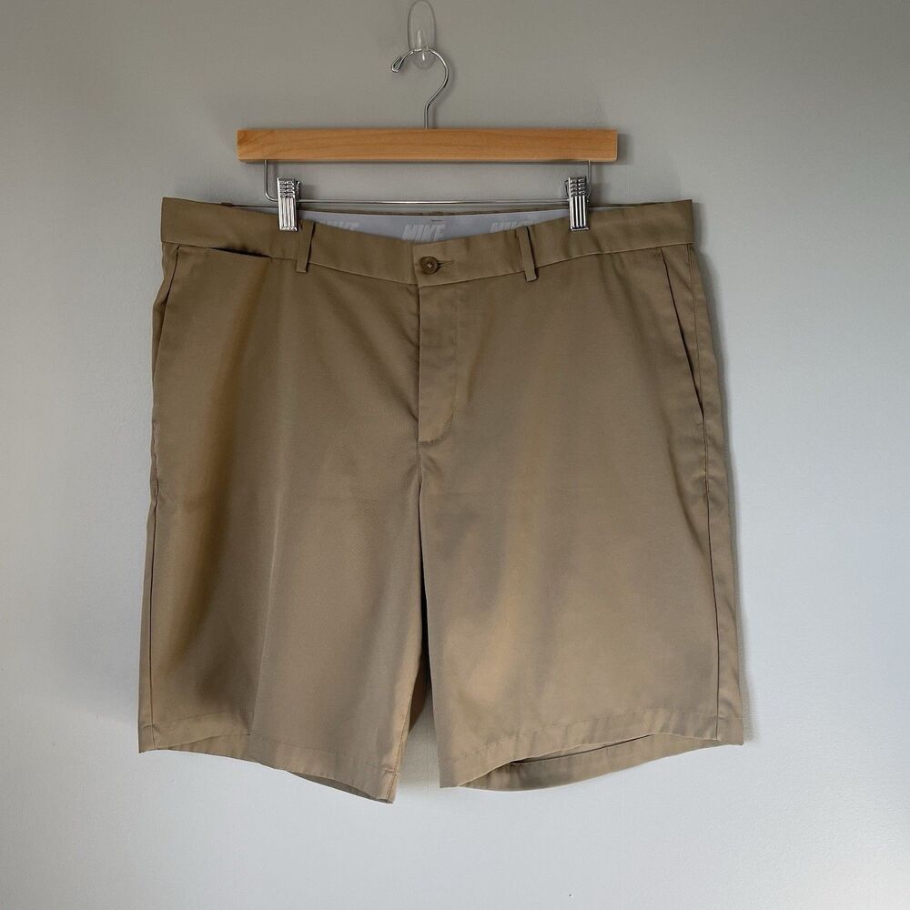 Nike Golf Dri-Fit Performance Athletic Shorts Standard Fit Tan Men's Size 38